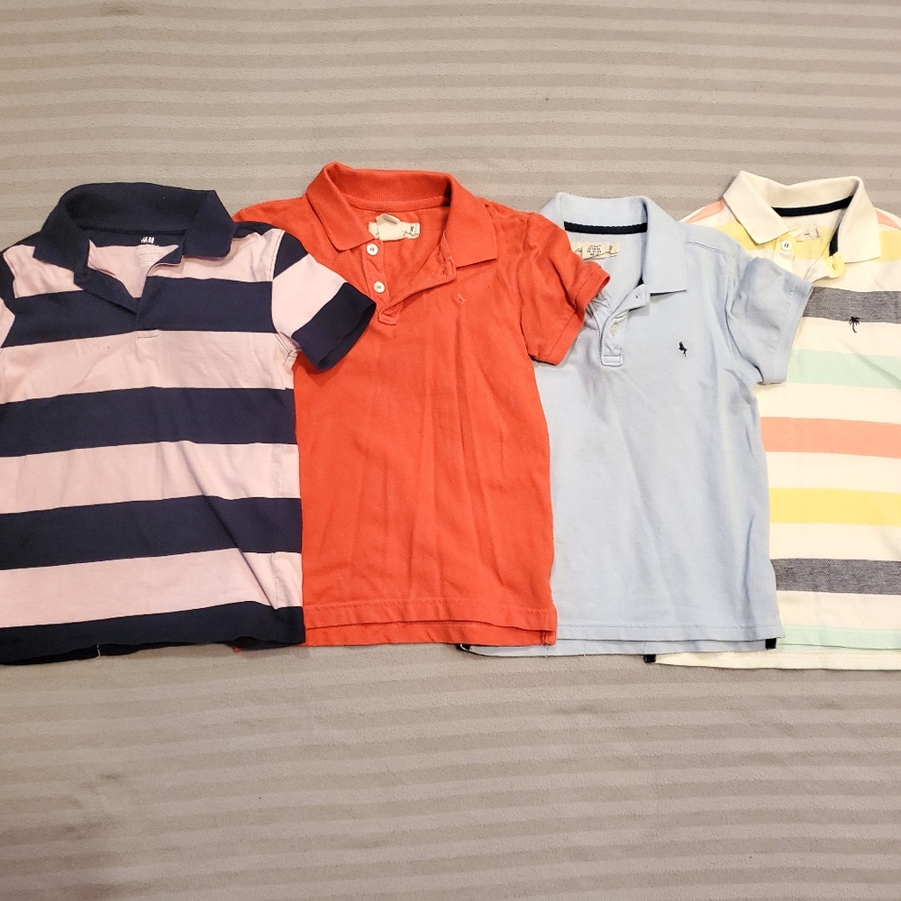 4pk little human collar shirts